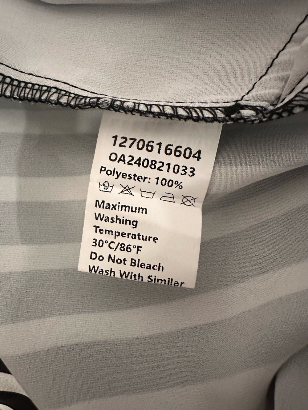 Commense Black & White Striped Wide-Leg Pants - Picture 7 of 8